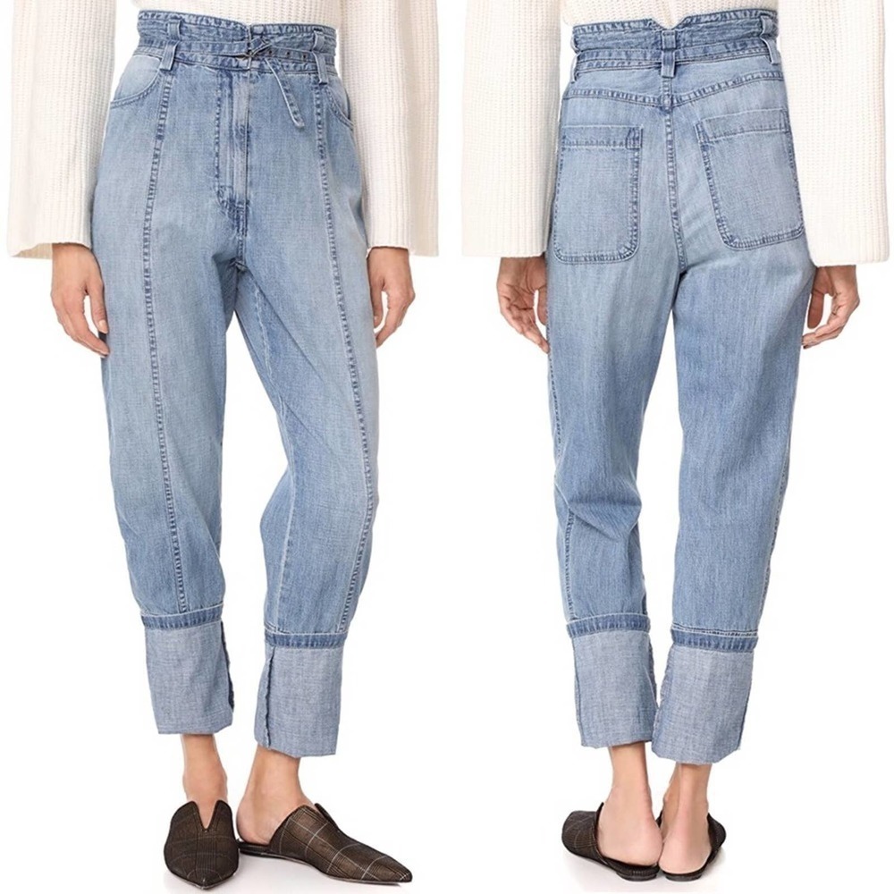 Rachel Comey Lure Pop Wash Paperbag Jean Pant